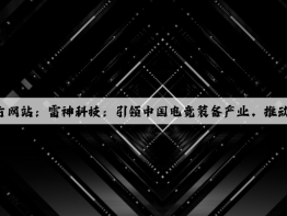 泛亚电竞官方网站：雷神科技：引领中国电竞装备产业，推动星闪技术创新应用